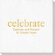 Big Word Celebrate Luxury Deville Napkins Image 2 of 4